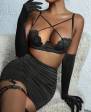 Set  sexy lingerie con guanti 